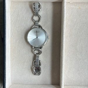 Coach bracelet links stainless steel watch